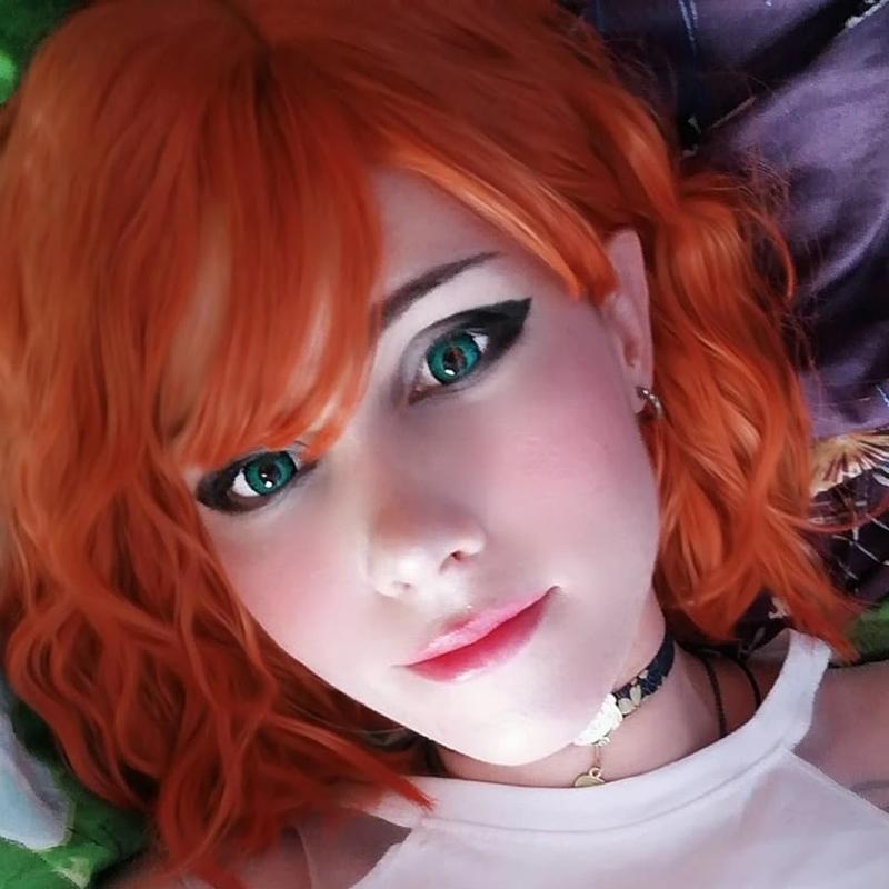 Cosplay game dark green (12 months) contact lenses