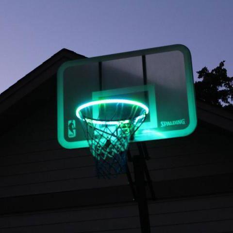 Awesome Basketball Hoop Sensor-Activated LED Strip Light