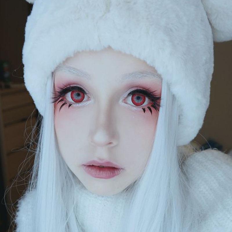 cosplay cute girl with red eyes (12 months) contact lenses