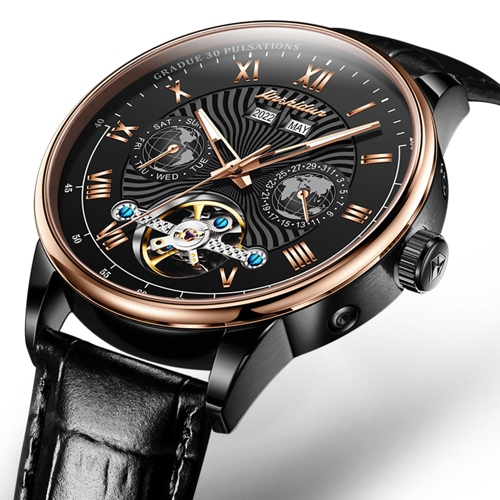 Multifunctional Tourbillon Watch Fashion Business Watch For Men