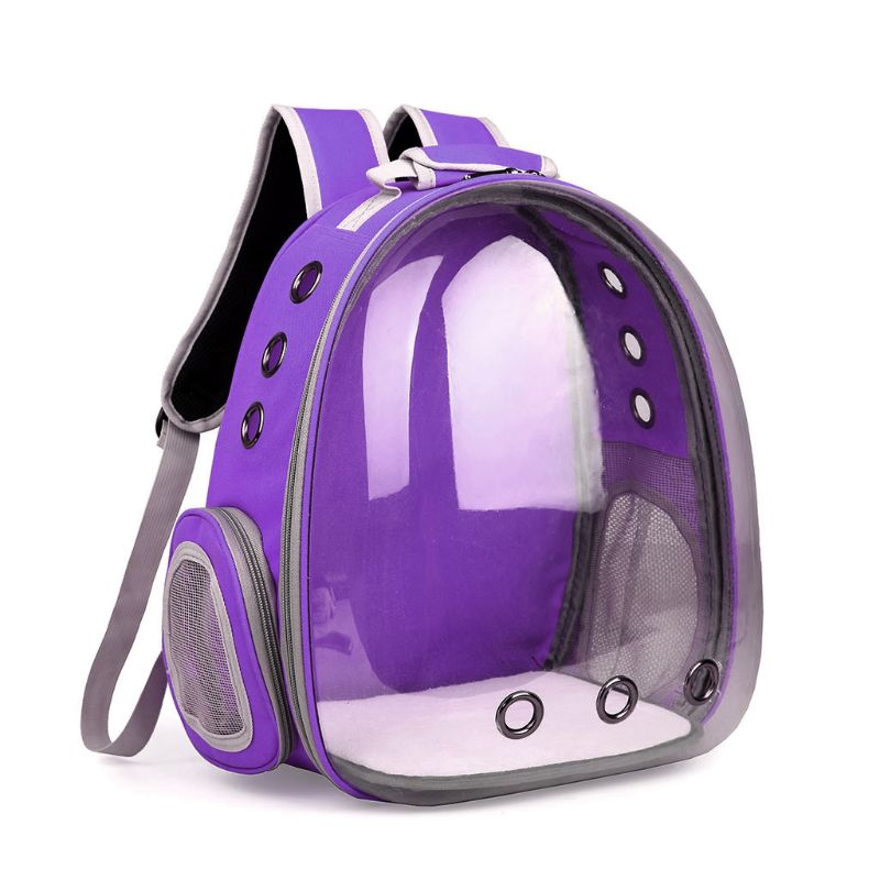 Breathable Transparent Capsule Pet Cat Puppy Travel Space Backpack Carrier Bag