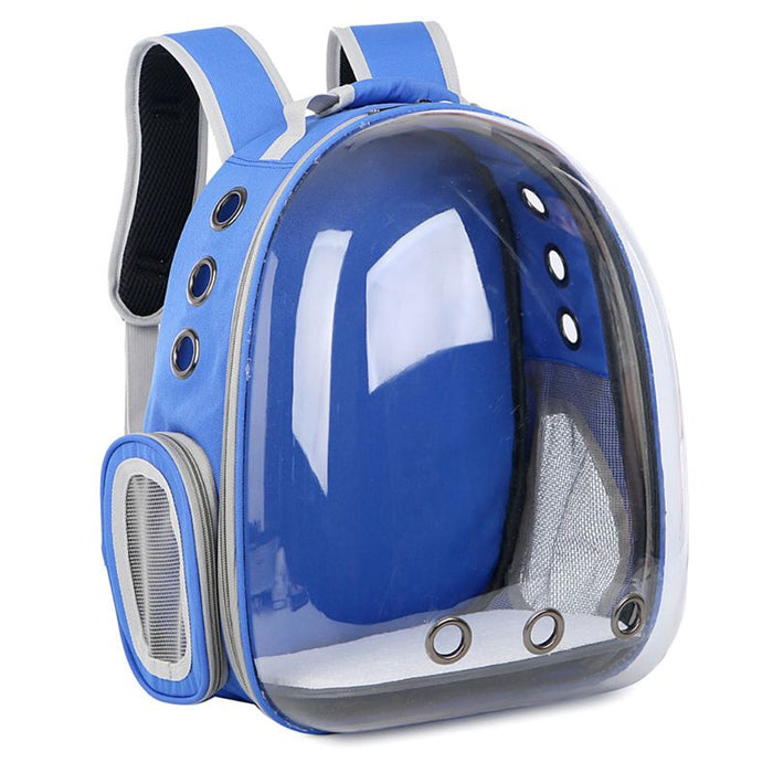 Breathable Transparent Capsule Pet Cat Puppy Travel Space Backpack Carrier Bag