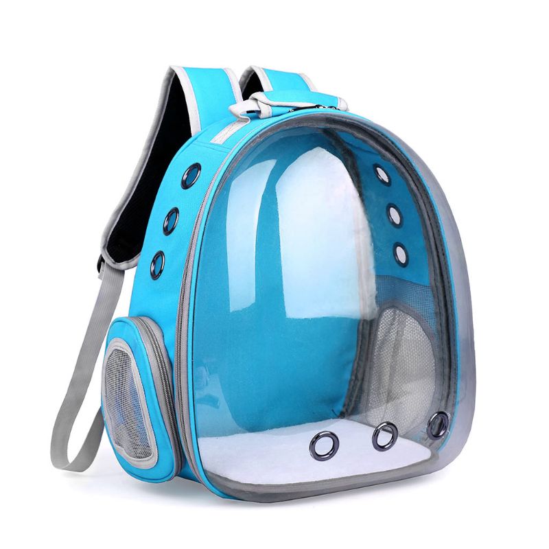 Breathable Transparent Capsule Pet Cat Puppy Travel Space Backpack Carrier Bag