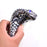 Universal Car Manual Gear Stick Snake Shape Shift Knob Crystal Cobra Head with LED Lights for Automatic