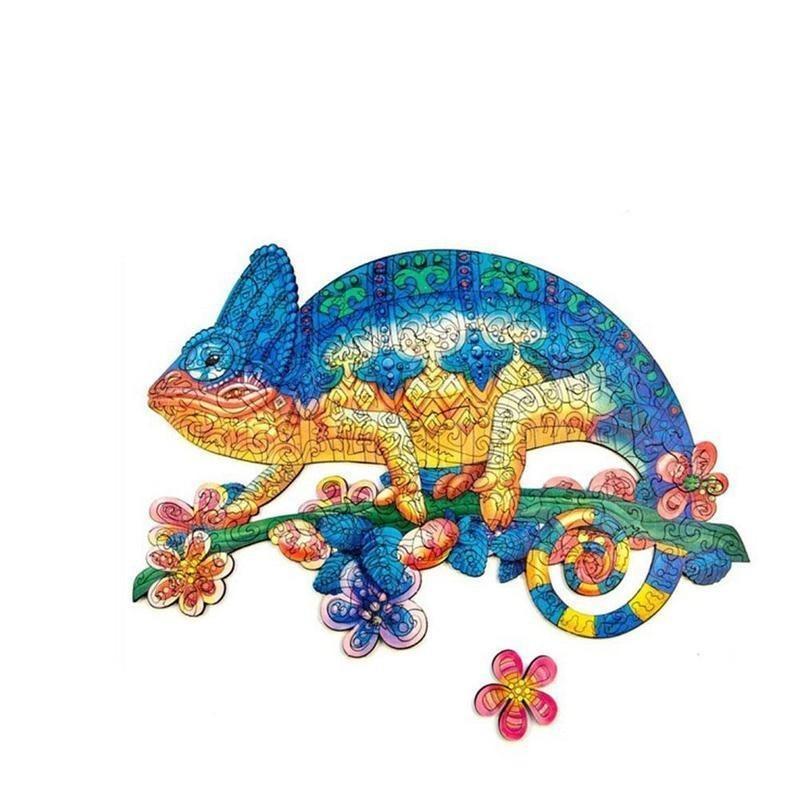 Amazing Chameleon Jigsaw Puzzle