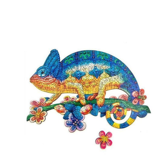 Amazing Chameleon Jigsaw Puzzle