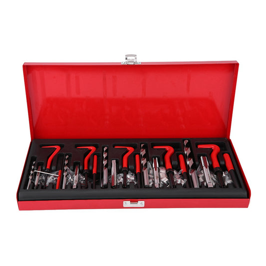 131Pcs Thread Repair Tool Kit M5/M6/M8/M10/M12 Tap Twist Drill Bits Insert Set