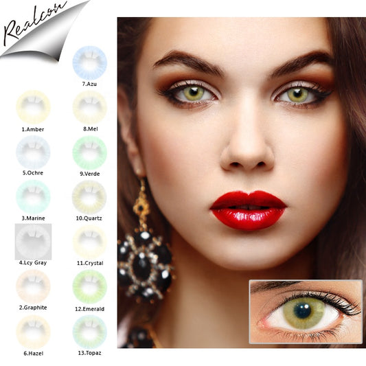 Super Natural Contact Lens HD 13 Color Lentes De Contacto Eye Contacts Natural Looking Colored Contact Lenses