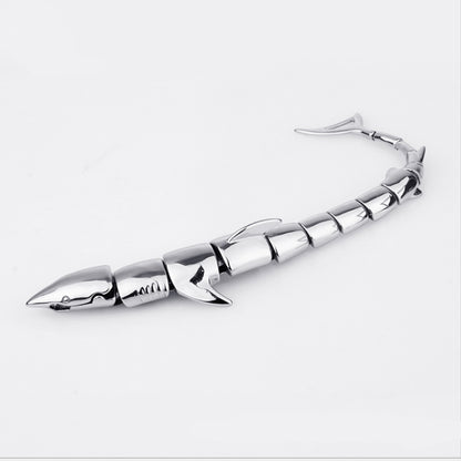 “The Jaws”2020 Latest fashion cool men stainless steel casting jewellery bracelets shark bracelet