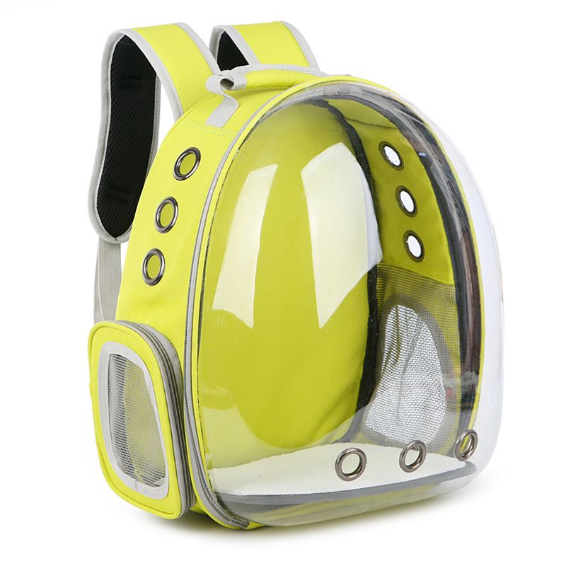 Breathable Transparent Capsule Pet Cat Puppy Travel Space Backpack Carrier Bag