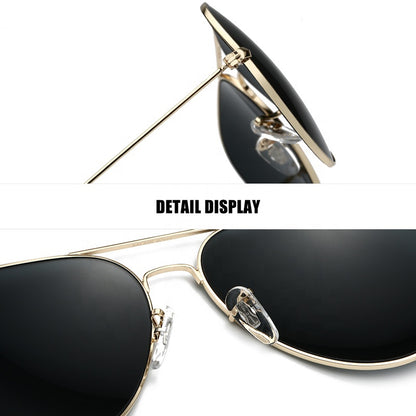 High Quality Uv400 Glasses Fashion Polarized Sunglasses Women Men Retro Polarized Sunglasses