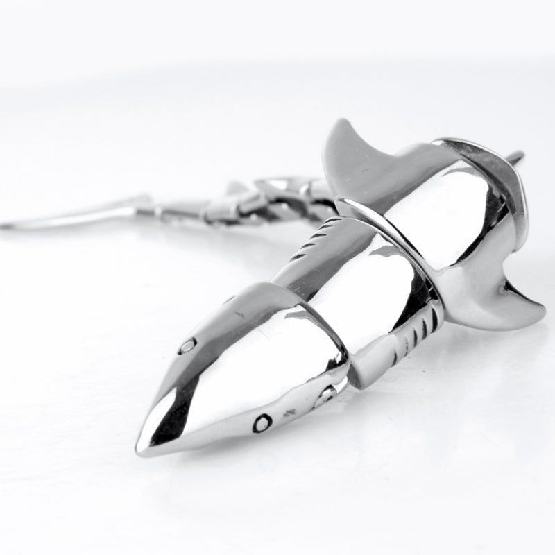 “The Jaws”2020 Latest fashion cool men stainless steel casting jewellery bracelets shark bracelet