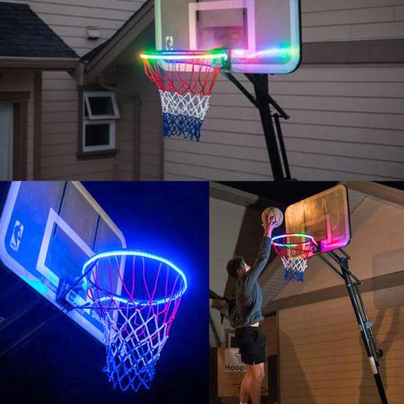 Awesome Basketball Hoop Sensor-Activated LED Strip Light