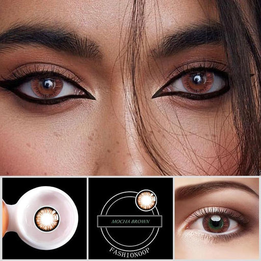 Eye Circle Lens Mocha Brown Colored Contact Lenses