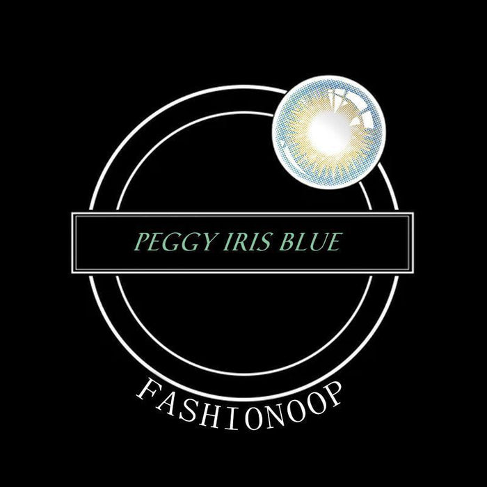 Eye Circle Lens Peggy Iris Blue Colored Contact Lenses