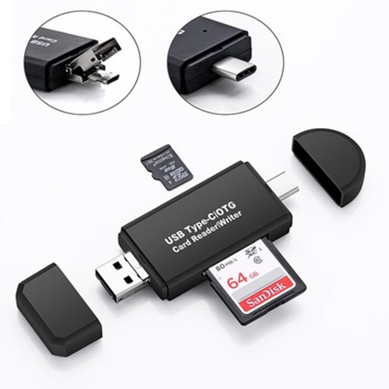 3 IN 1 Micro SD Memory Card Reader