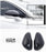FOR Ford Mondeo For Fusion 2013 -2018 ABS Carbon fibre Print DOOR SIDE-VIEW WING REARVIEW MIRROR COVER TRIM 2PCS
