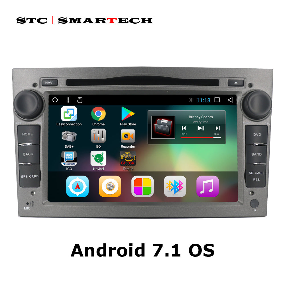 Android 7.1 2Din Car DVD GPS Navigation Autoradio for Opel Astra H G J Antara VECTRA ZAFIRA Vauxhall with CAN-BUS WIFI OBD DVR