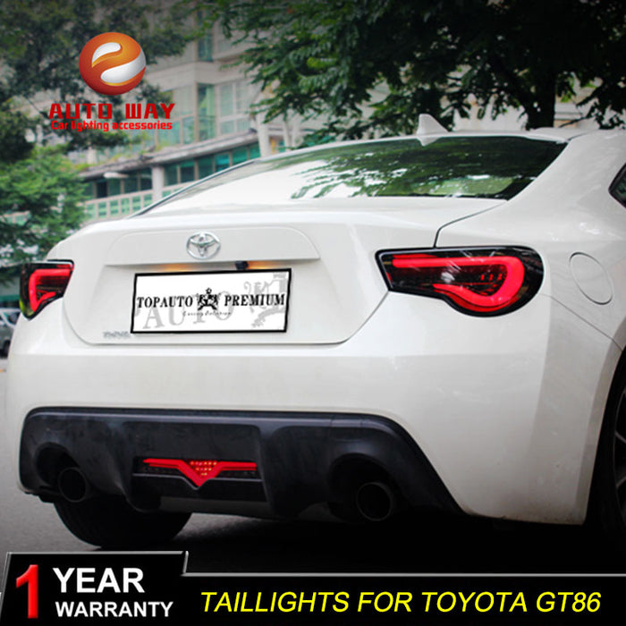 Car Styling Tail Lamp case for Toyota GT86 Toyota 86 Toyota86  Tail Lights LED Tail Light Rear Lamp LED taillights
