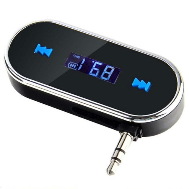 Mini Car SD LCD Remote Control FM FM Transmitter MP3 Music Player 3.5mm Audio Interface with USB Interface Wireless Car Kit
