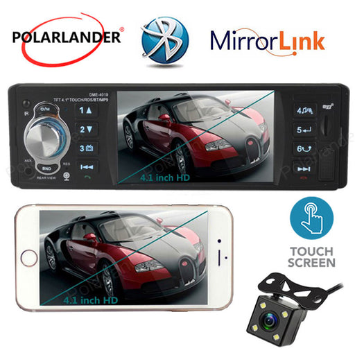FM Car MP5 Player Touch screen Radio Stereo Bluetooth 1 Din Autoradio Mirror link radio cassette player 4'' inch AUX/USB