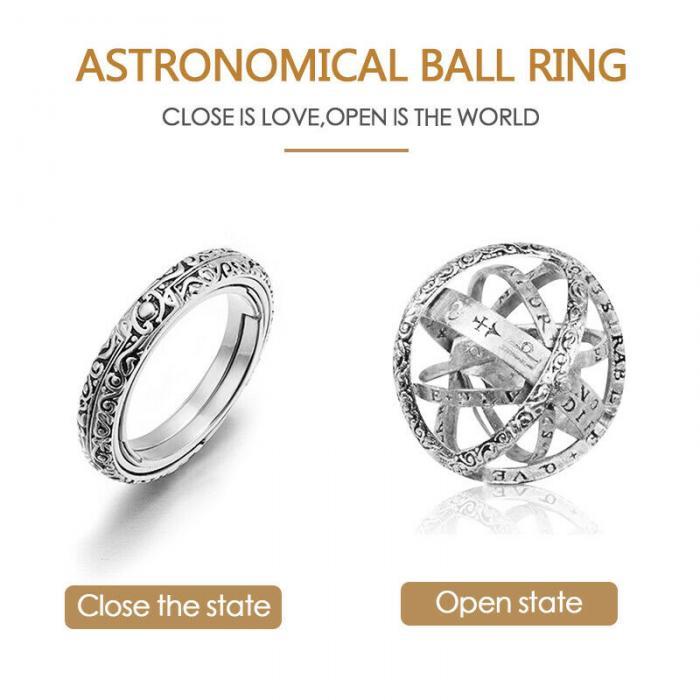 ASTRONOMICAL BALL RING